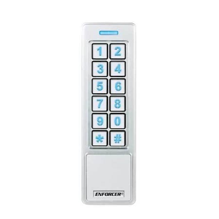 Seco-Larm Seco-Larm: Bluetooth Access Controller - Mullion Keypad with Reader SLM-SK-B241-PQ